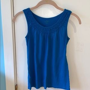 Ann Taylor/Loft Blue Tank Top